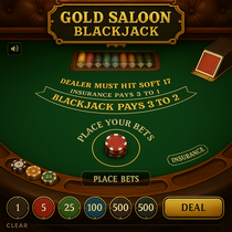 SGCasino - Gold Saloon Blackjack Game
