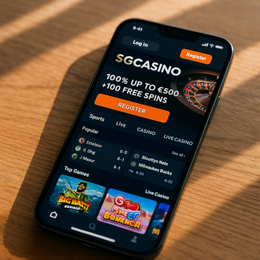 SGCasino - Mobile Platform - Responsive Gaming Experience
